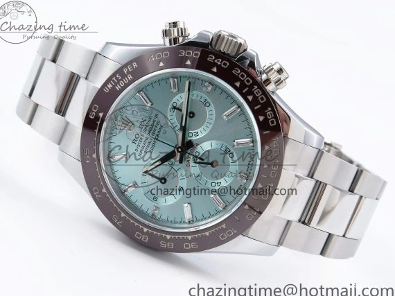 1218 SportInspired DAYTONA 116506 QF 1:1 BEST EDITION ICE BLUE DIAL CRYSTAL MARKERS ON SS BRACELET SH4130 V3 (GAIN WEIGHT) 1770